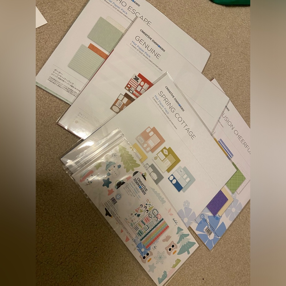 Creative memories mystery box Japan edition (opened)
